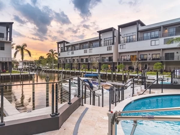 Koi Residences and Marina waterfront townhomes for sale in Pompano Beach