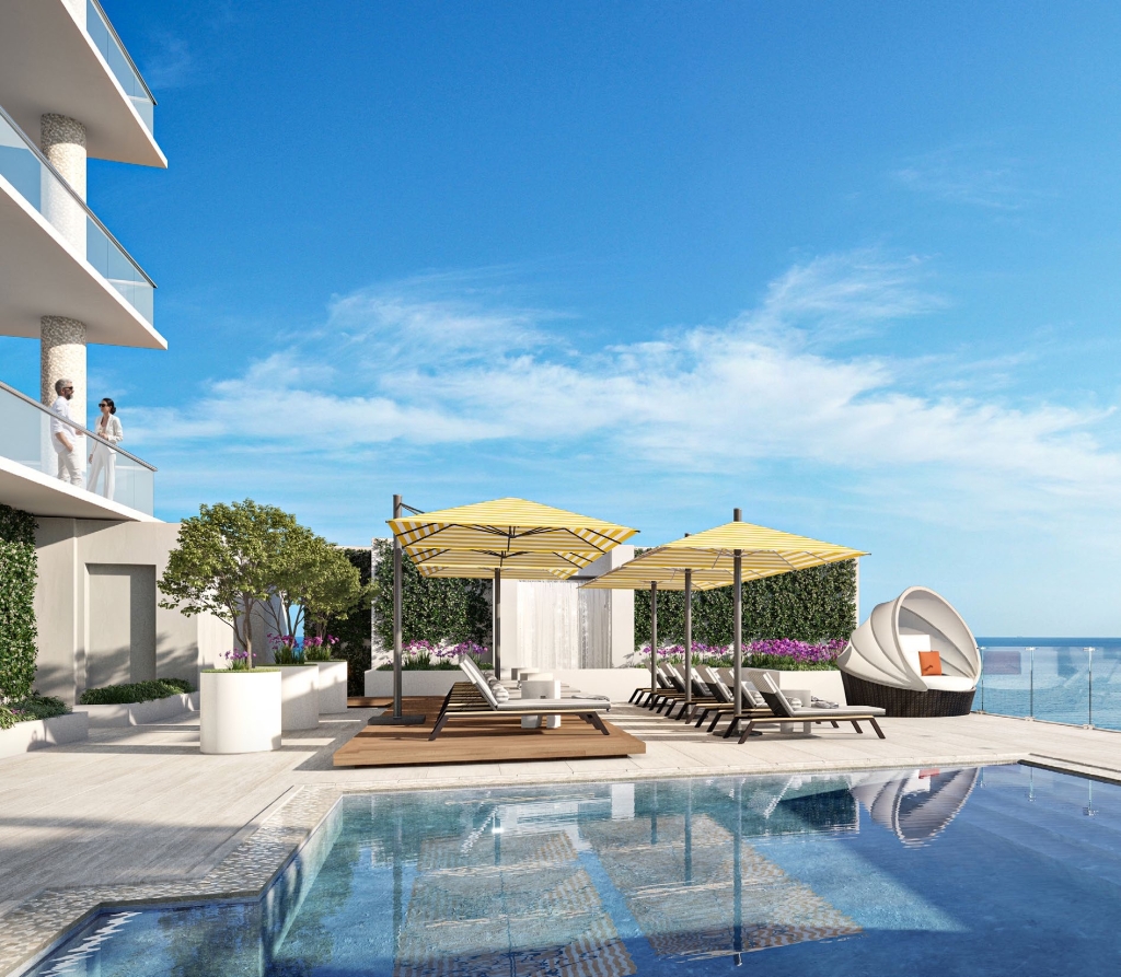 Pool area Salato Condos
