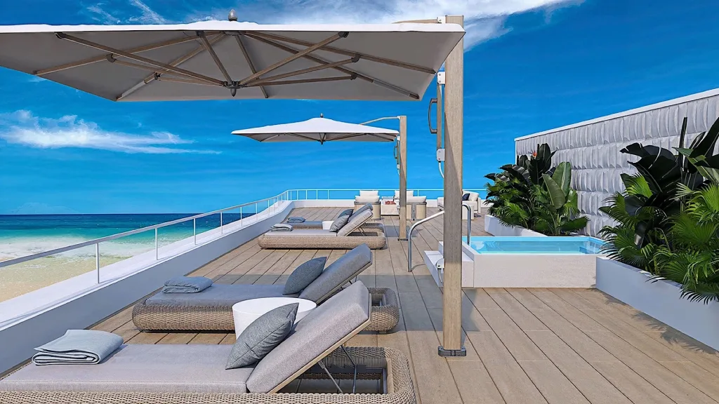 Ocean580: Luxury pre-construction condos fort sale in Pompano Beach Roof Top