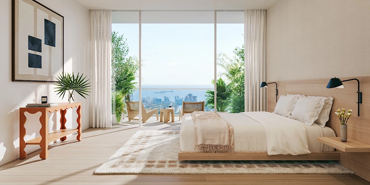 Bedroom of Viceroy New Construction Condos Fort Lauderdale